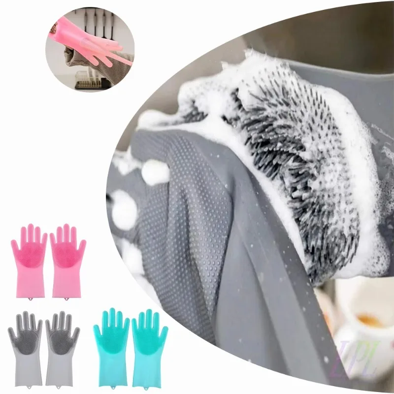 Dish Glove Rubber - 1 шт., силиконовые перчатки для мытья