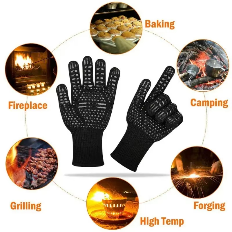 Цельные перчатки для барбекю,  – обзор и цена Oven Mitt Silicone