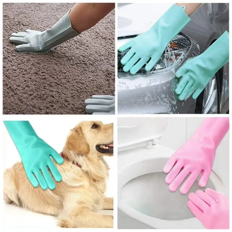 1 шт., силиконовые перчатки дл – обзор и цена Dish Glove Rubber