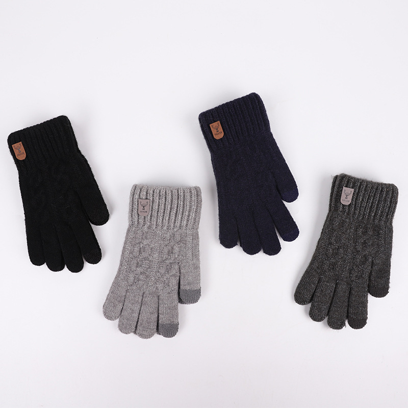 Мужские зимние теплые шерстяны – обзор и цена Wool Glove Lined